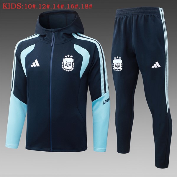 Enfant Survetement Capuche Argentine 2026-27 Bleu 4